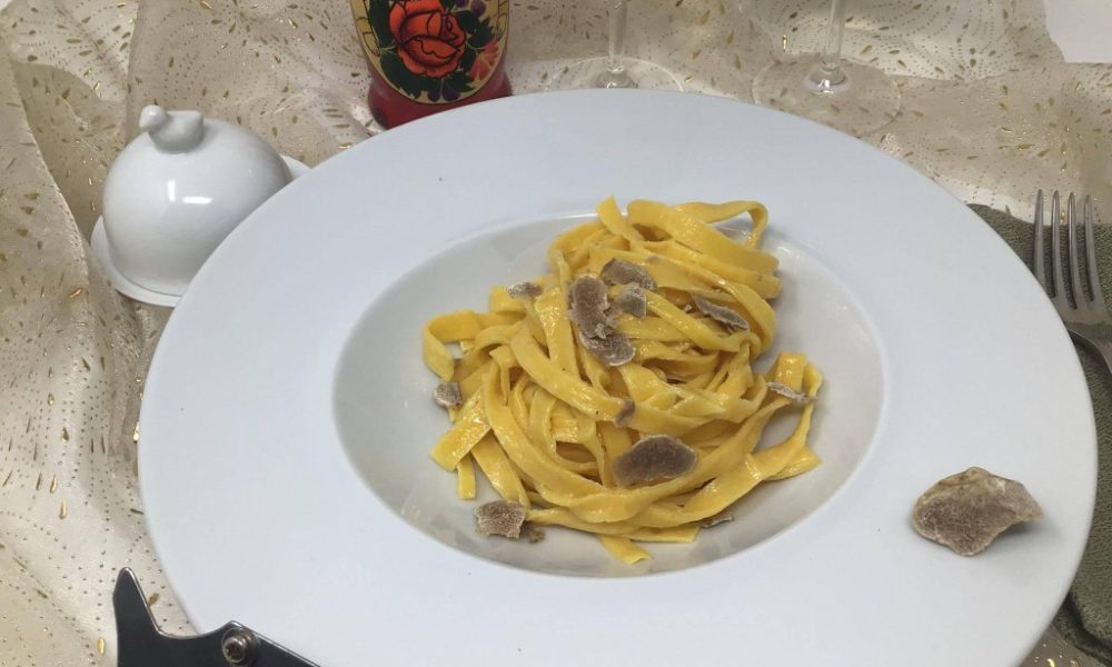 Tajarin pasta with truffle