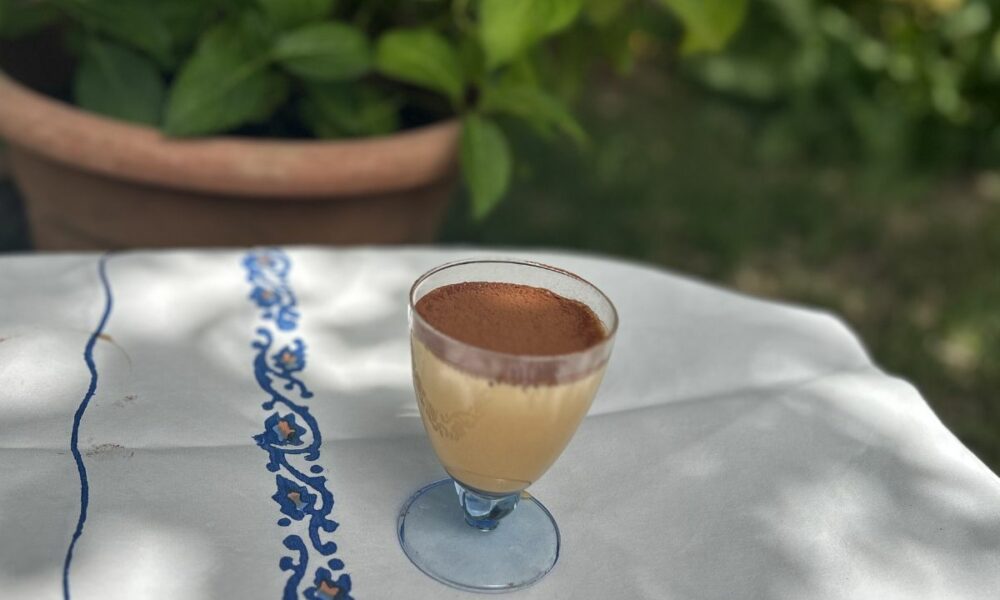 Authentic Italian iced coffee dessert, vegan and gluten-free recipe from Florence